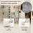 Rodeo 27.5-Inch LED&Music Rainfall Thermostatic Shower System with Slide Bar and 2-in-1 Handheld-97793329