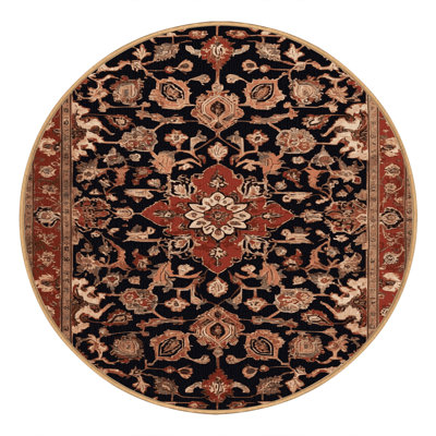 Machine Washable Persian Brown Area Rug