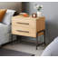 59.9cm W Manufactured Wood Bedside Table-25952627