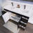 60'' Double Bathroom Vanity with Acrylic Top-758500157