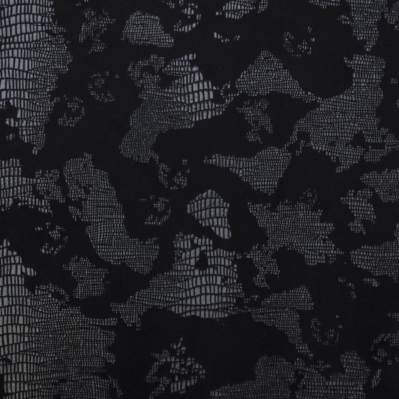 Waterfall Fabric, Noir