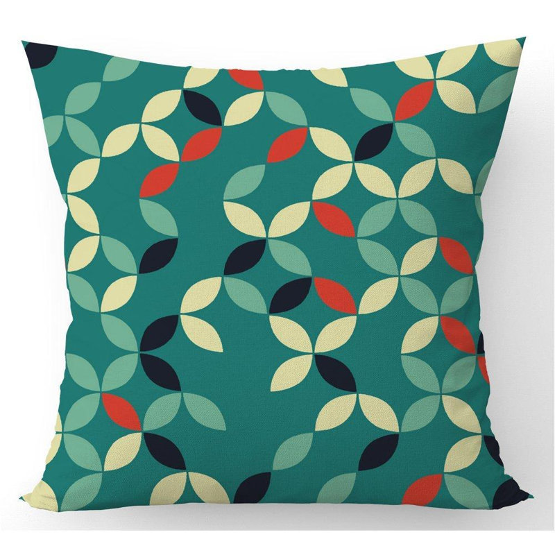 Henri Geometric Square Cushion