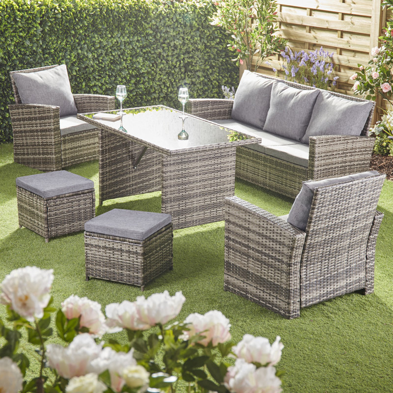 Southborough 7 Seater Rattan Sofa Set