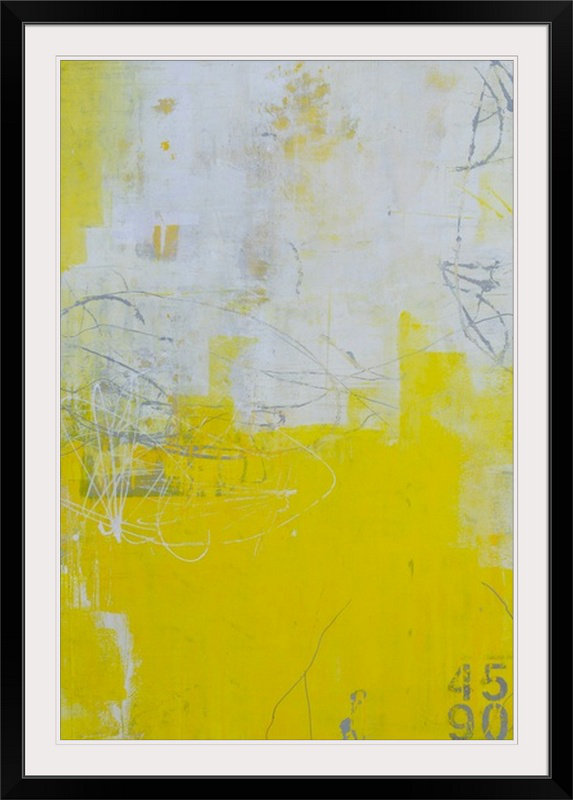 'Lemon Zest by Frisco Graphic Art Print, Black Frame, 26" H x 20" W x 1" D