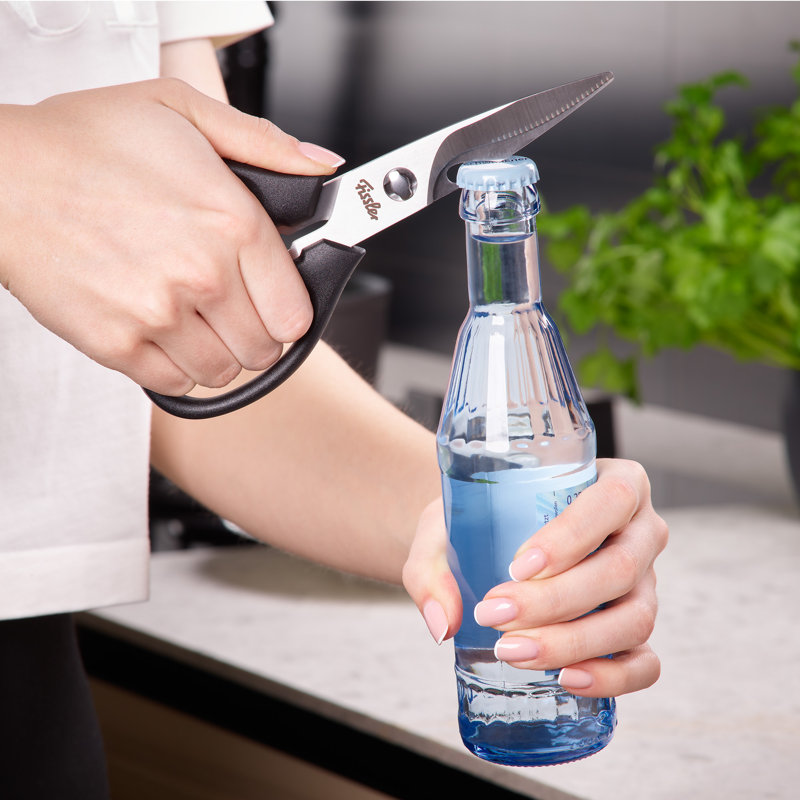 Ciseaux de cuisine en acier inoxydable avec ouvre-bouteille Fissler