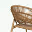 Chaise longue d'extérieur en osier avec coussin moelleux-1158533606