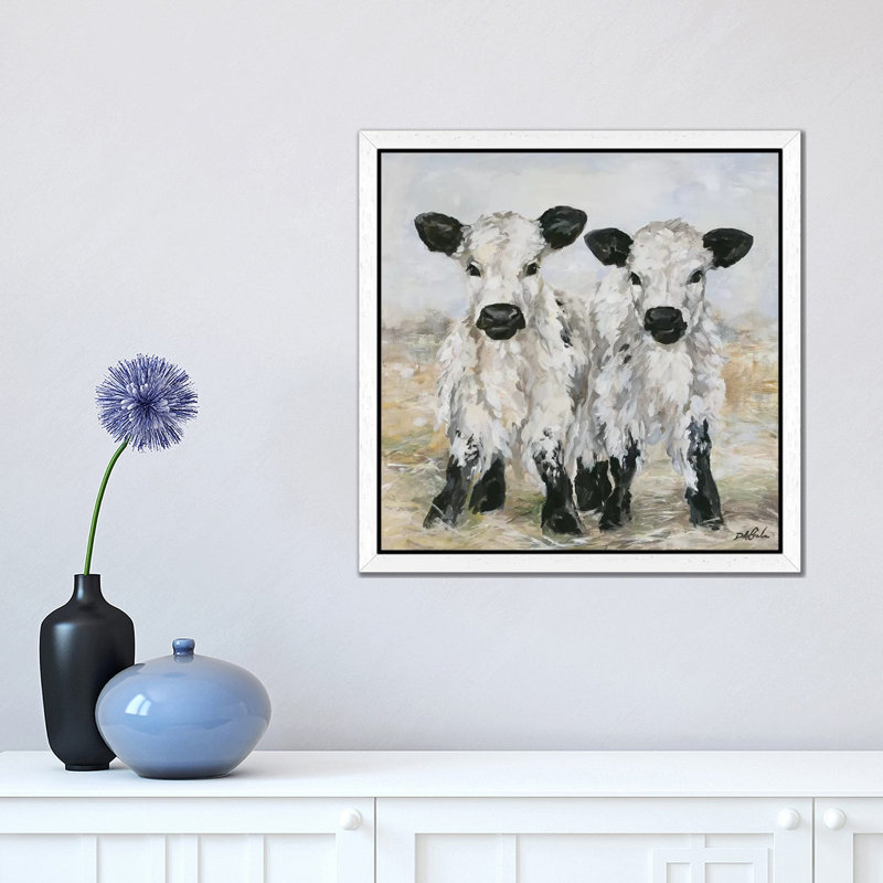 Debi Coules - Print on Canvas, 45.72 cm H x 45.72 cm W, White Framed