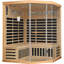 Sauna pentagonal de style familial