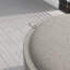 Table basse ronde avec repose-pieds avec plateau rabattable et table de salon