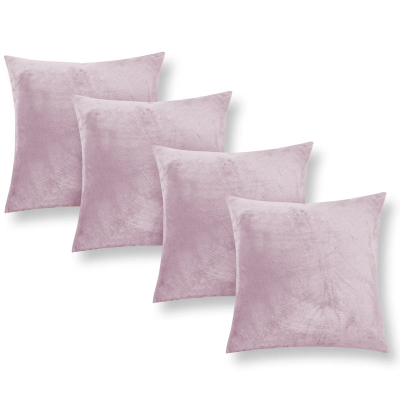 Square Scatter Cushion Cushion Cover, Pink Rose
