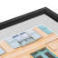 Cadre 12 po x 24 po simple noir mat-70819350