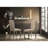 Antique Gray And Dark Oak Finished Wood Dining Set, Table With Four Chairs-1331908606-1331908605-1331908600