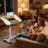 White Movable Desk