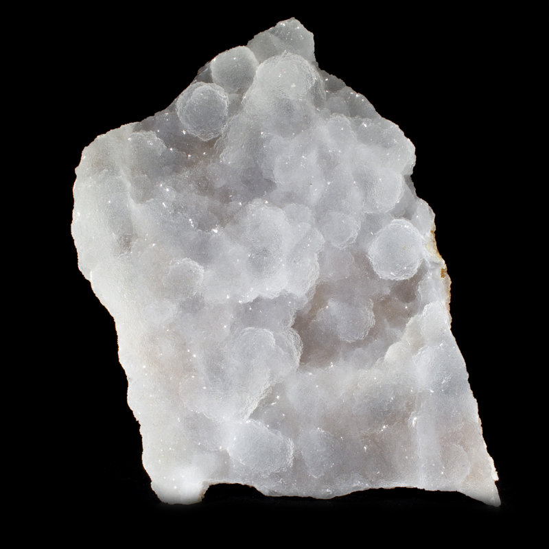 Calcédoine translucide botryoïde