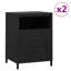Bren 35cm W Steel Bedside Table-1392320878-1356500776