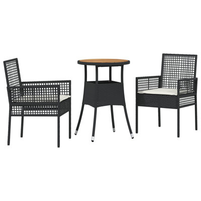 Round 3 - Piece 2 - Person 60Cm L Outdoor Table Set