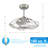 22" Akoni 3 - Blade Ceiling Fan with Light Kit Included-868828652
