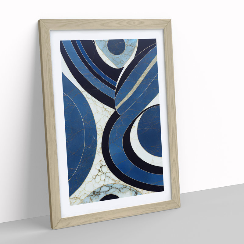 Sensational Art - Single Picture Frame Print, 64cm H x 46cm W x 2cm D, Oak
