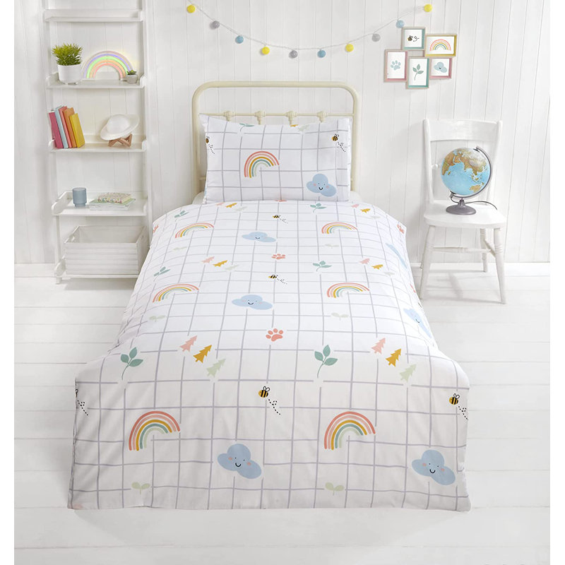 Niemi No Pattern Duvet Cover Set with Pillowcases Included, Single - 1 Standard Pillowcase