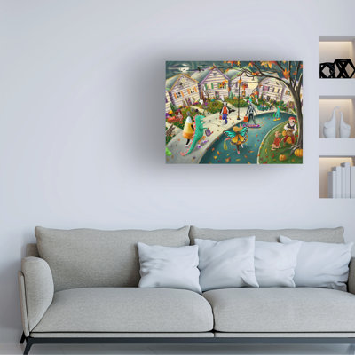 «Hasnat Trick Or traiter on Canvas» par Christine Rotolo, reproduction