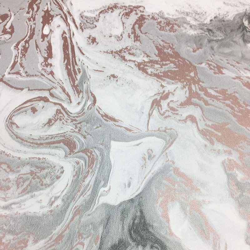 Elixir Marble Wallpaper, Rose Gold