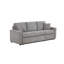 Canapé-lit modulaire Dily avec lit escamotable et 2 coussins, gris-117559266