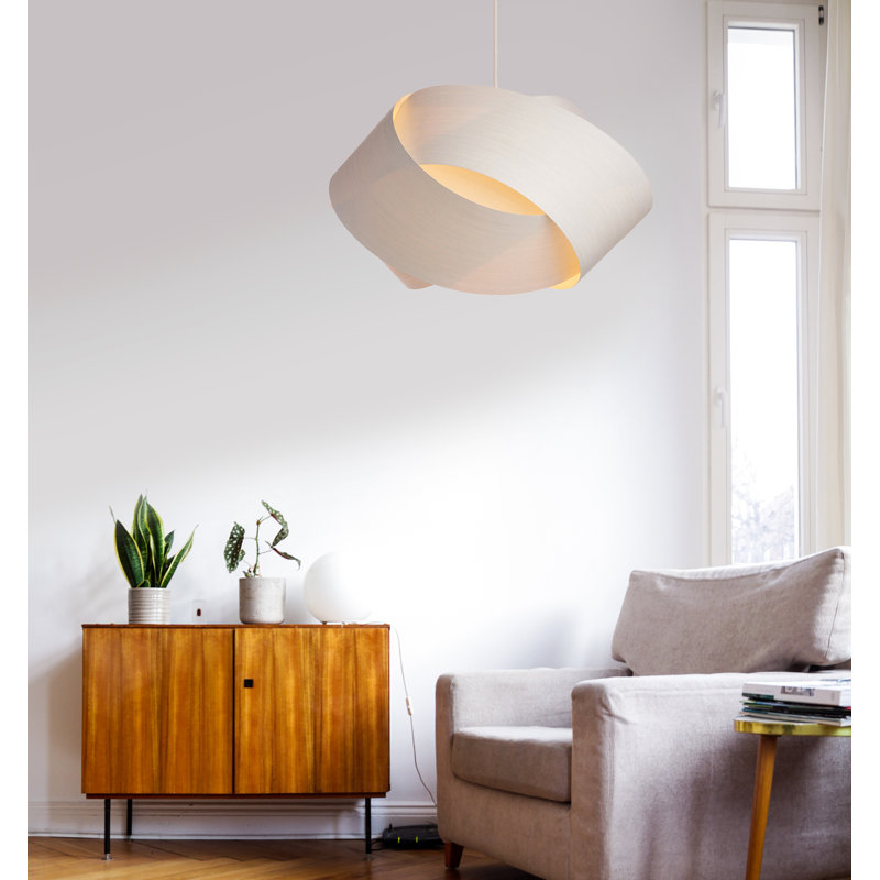 Serene Grande LED Chandelier, Danish White, 17" H x 25" W x 27" D