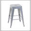 Ensemble de 4 tabourets de bar de 24 po à hauteur de comptoir, tabourets de bar en métal sans dossier, empilables, détachables et faciles à assembler-619615294-619615295-619615435