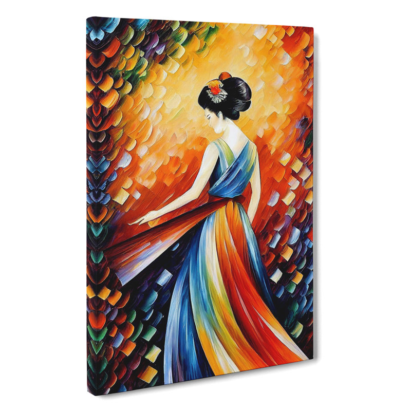 Portrait Of A Geisha No.7 - Wrapped Canvas, 50cm H x 35cm W x 3cm D
