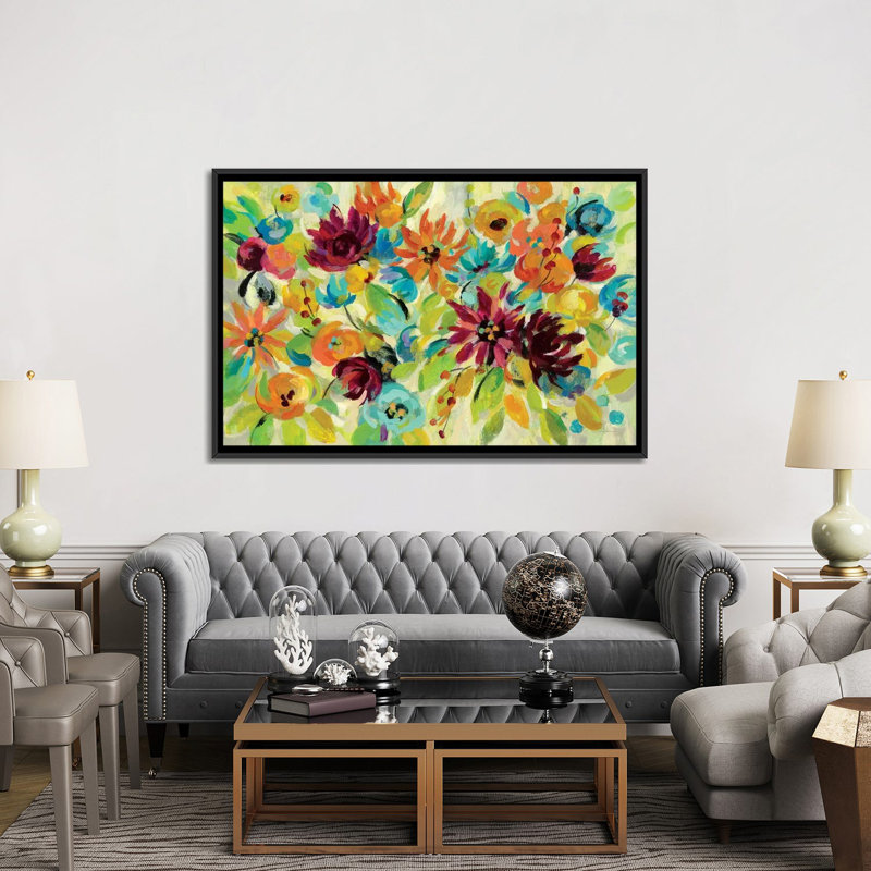 «Autumn Joy I» par Silvia Vassileva - Giclée sur toile tendue avec châssis, H 18 po x l 26 po x p 1,5 po, Pas de tapis