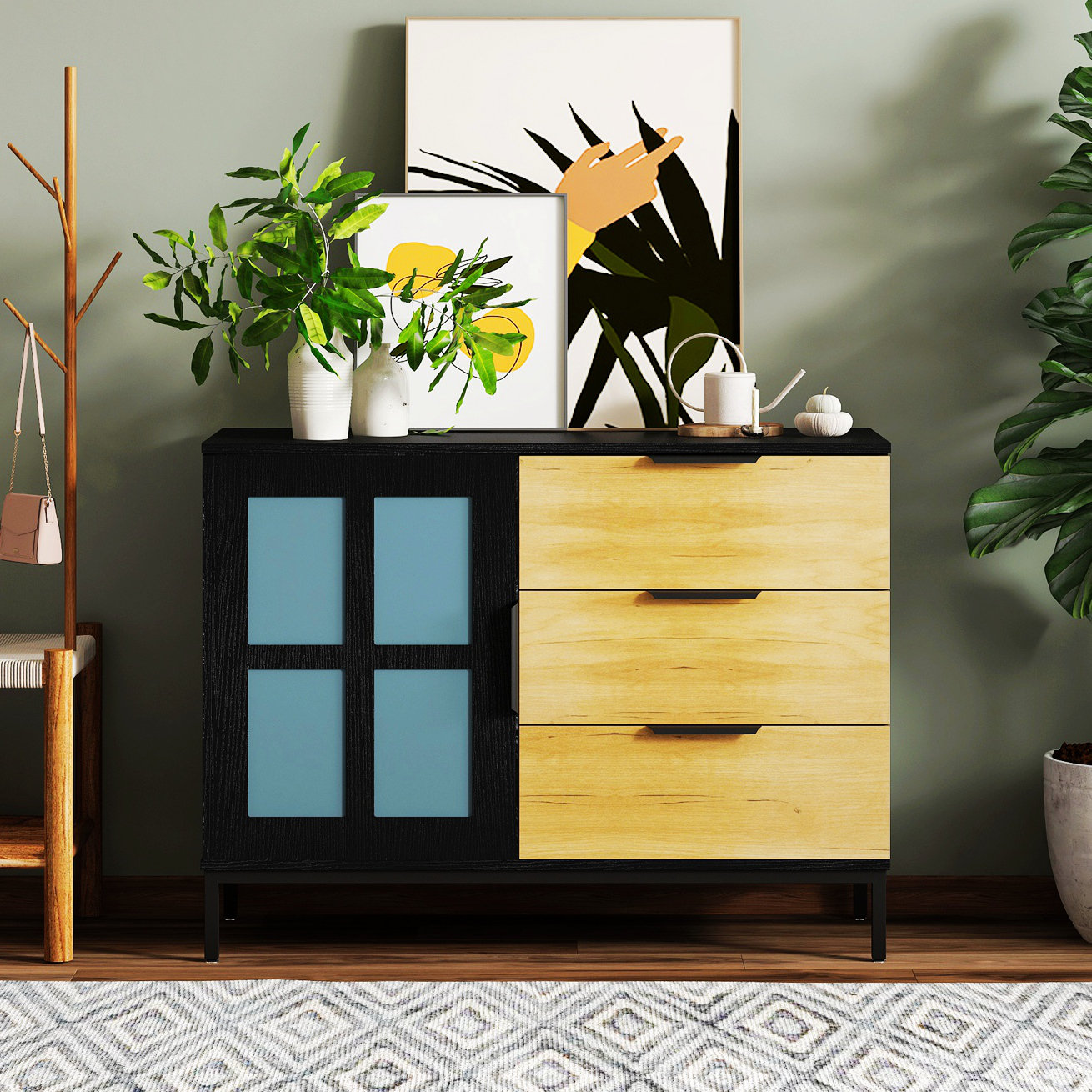 Latitude Run® Burnsville Accent Kitchen Pantry Dining