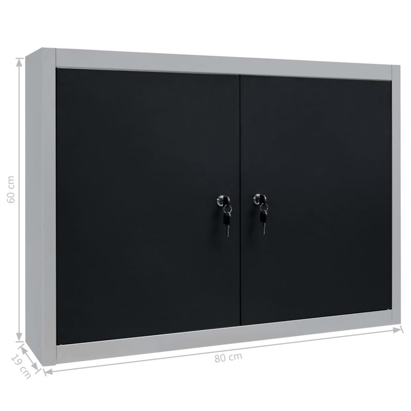 Vankirk 195.5cm W Metal Shelving Unit
