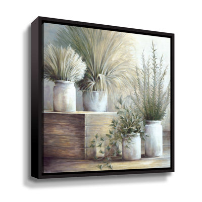 Jolies plantes sur toile tendue avec châssis