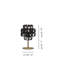 Minigiogali Table Lamp Crystal Smoky Glossy Chrome E26 Ul-1403366009-1403366004