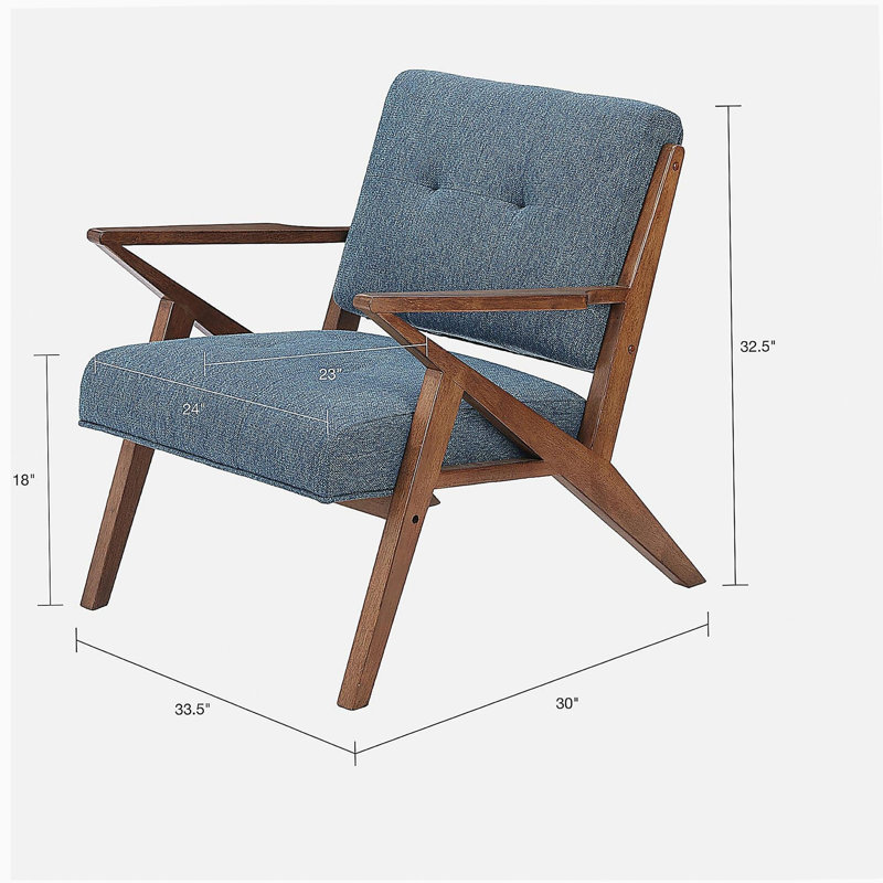 Lounge, Blue/Pecan