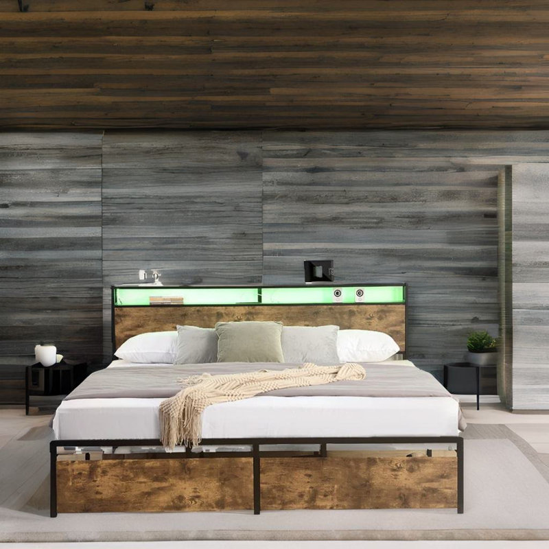 Cadre de lit sans matelas, Double