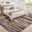 Large Dining Room Rug 10x13 Machine Washable Modern Abstract Accent Carpet, Non-Slip Contemporary Indoor Mat, Foldable Thin Floor Cover-114079610