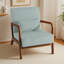 Chaise d'appoint rembourrée en velours côtelé bleu clair Jyrin-1662300186-1662300180