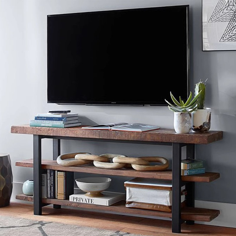 Retro Minimalist Console Table, 31.5" H x 62.99" W x 13.78" D