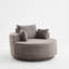 Fauteuil demi-tonneau en velours côtelé 55 po-1513527995