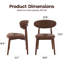 Chaise rembourrée en bois massif-1140399293
