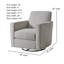 Fauteuil oscillant pivotant Panda