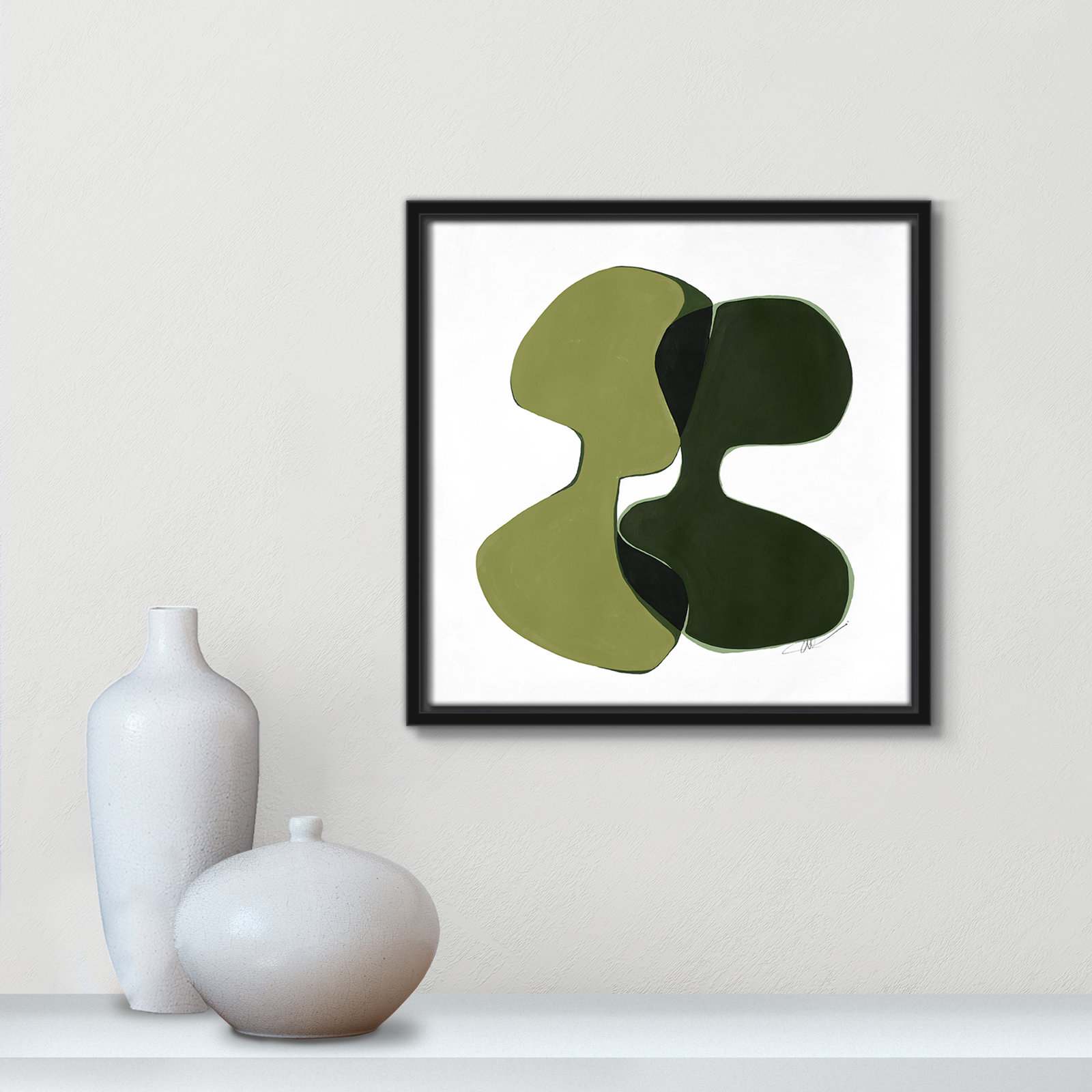 Unity I Print by , Black, 13.5" H x 13.5" W