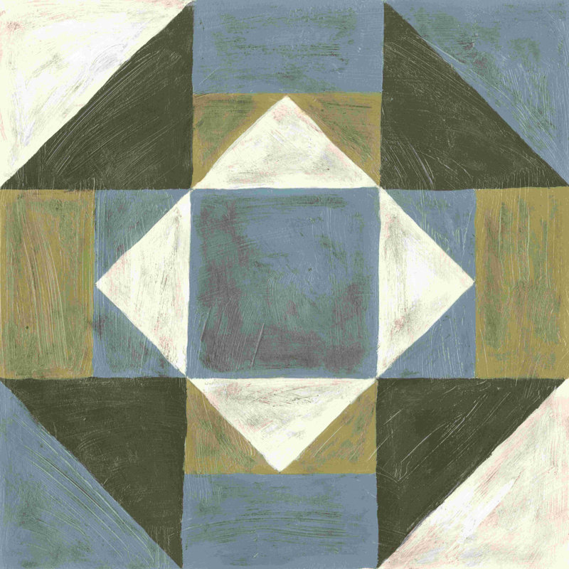 Patchwork Tile III, 12" H x 12" W