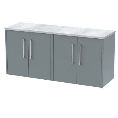 Juno 120.5cm Double Bathroom Vanity Base Only
