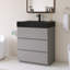 Meuble-lavabo simple autoportant 30 po avec lavabo en quartz noir-2034838802-2034838803-2034838829