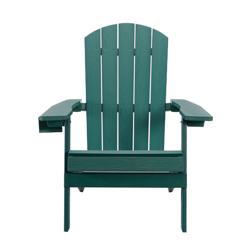 Chaise Adirondack pliante en plastique Tranquilo Depot, Vert