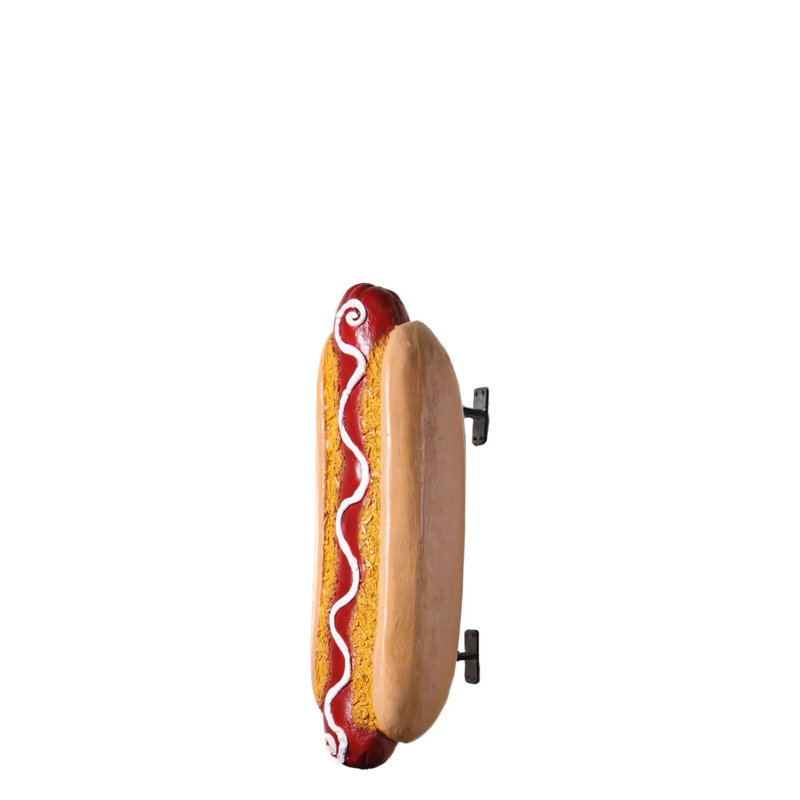 Petite statue de hot-dog suspendu