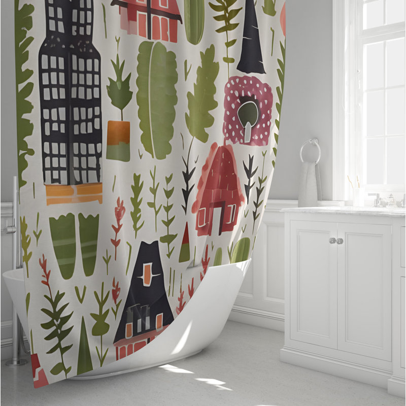 Rideau de douche Cristan, H 72 po x l 70 po