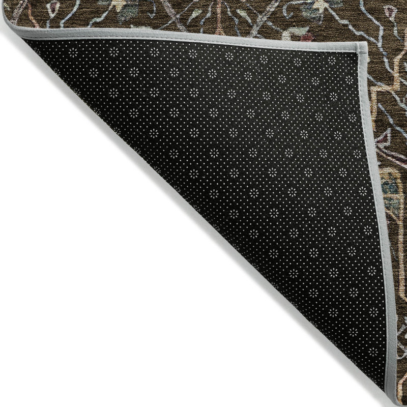 Tapis d'intérieur / extérieur brun Leon , 9 pi x 12 pi